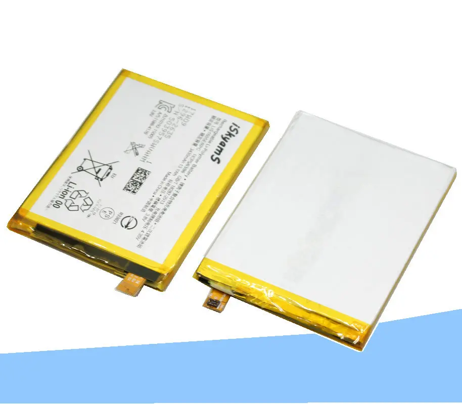 ISkyamS 5 개/몫 3430mAh LIS1605ERPC 스마트 전화 E6883 Z5P 듀얼 E6853 Z5 프리미엄 Z 5 플러스