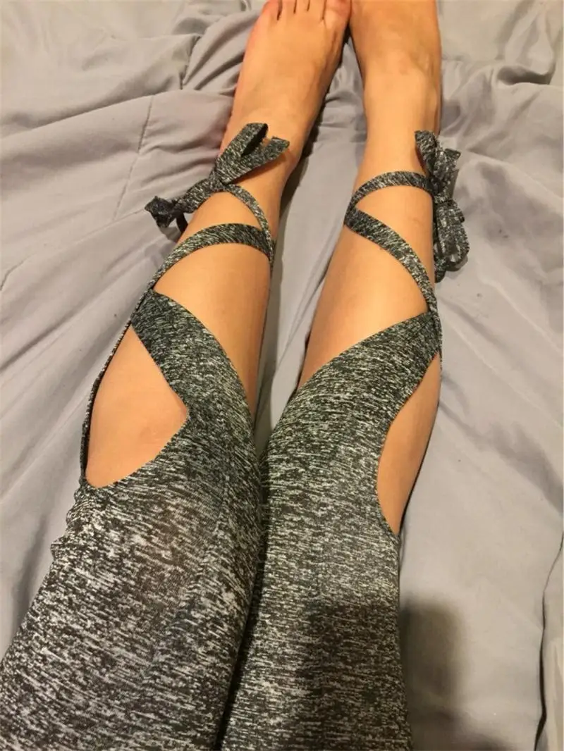 2018 Hot Sale Summer New Fashion Twist Pants Fitness Pants Dance Ballet Leggings Solid Pants For Women 2-Color Leggings