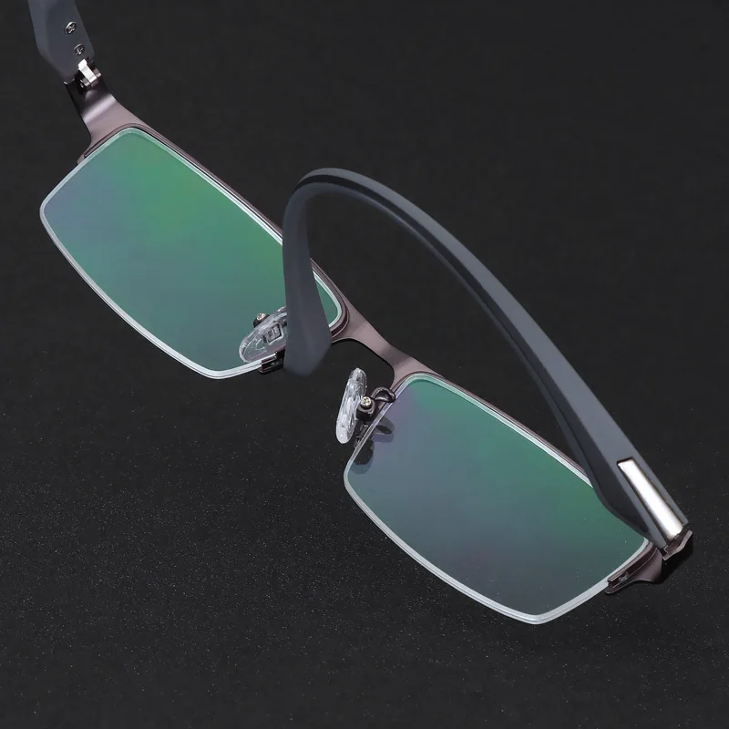 Чашма прогрессивные Мультифокальные очки фотохромные очки для чтения гибкие дужки ноги мужской половине кадра пресбиопии