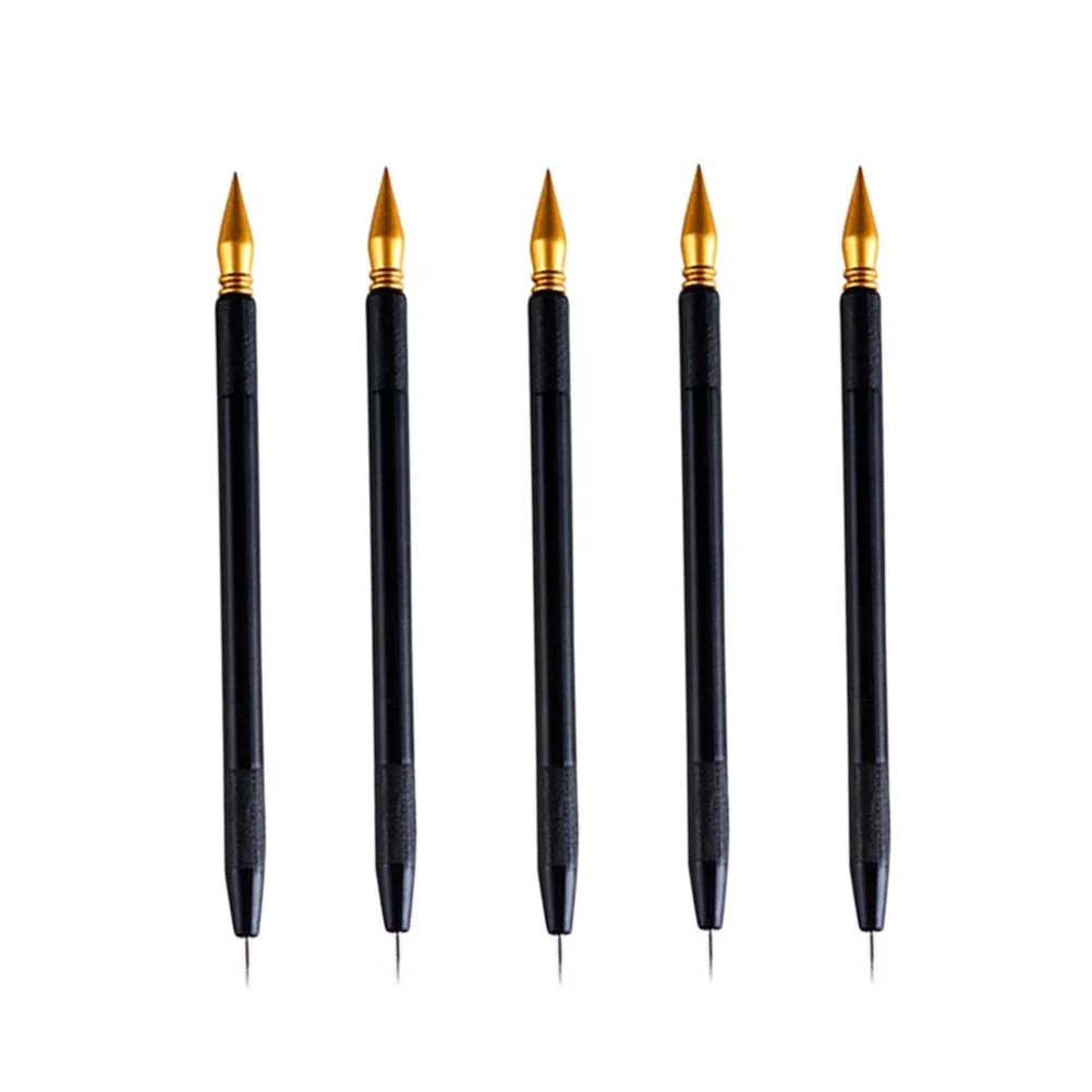 

5 Pcs Scratch Art Painting Pens Sketch Art Drawing Scraping Pen Stylus Pens (Black)