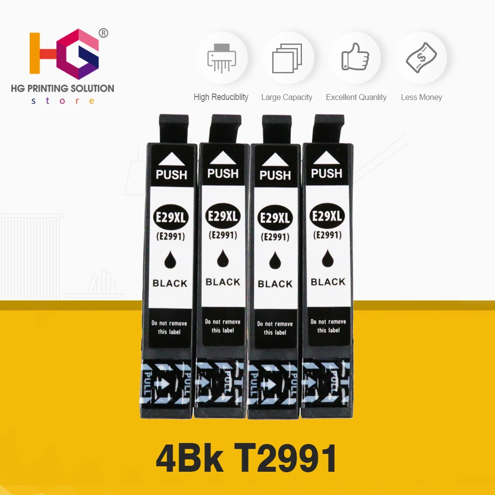 4 bk t2991 чернила 29XL картриджи для принтера Epson Expression Home XP 235 332 335 432 435|Чернильные