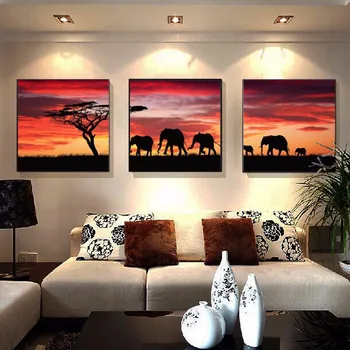 

Animal elephant icons Diamond embroidery 5D diamond cross stitch round diamond decorative diy diamond painting gifts