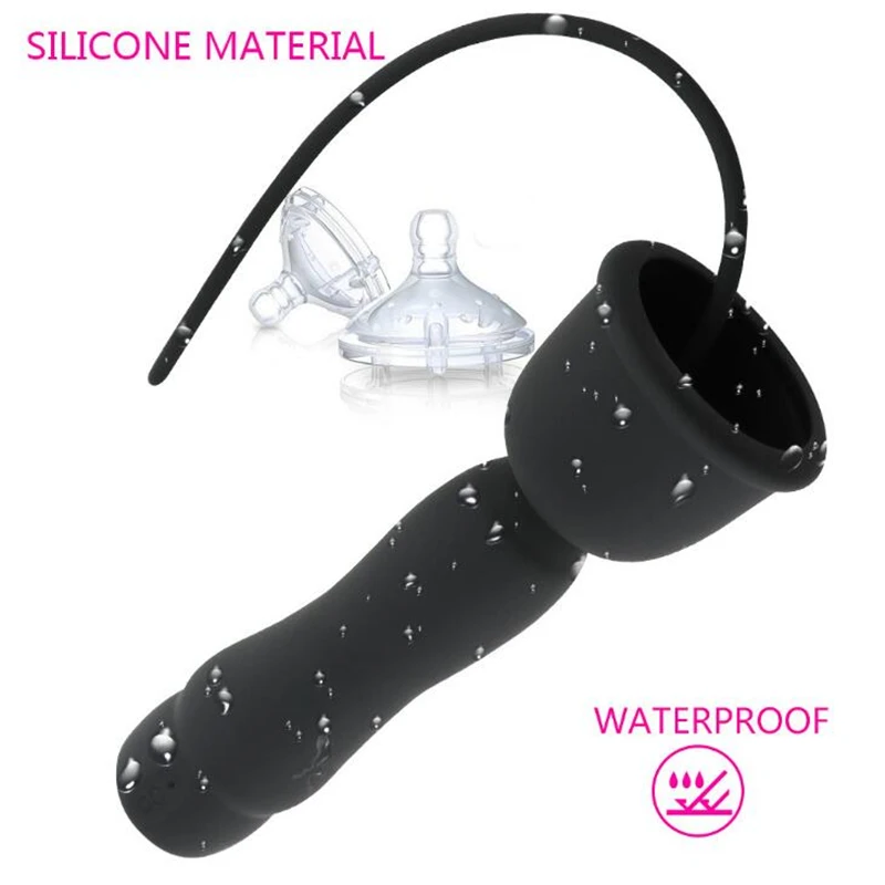 Shaking Sex Urethral Silicone Posterior Anal Plug Catheters Sounds Silicone Penis Plug Sounding Urethral Dilators ST024