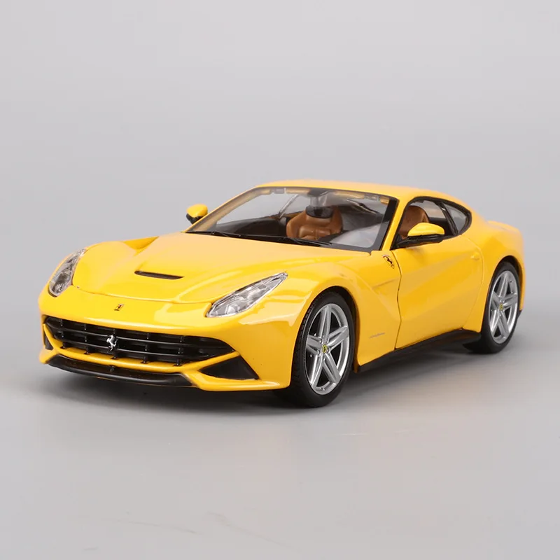1:24 имитация сплава супер Игрушечная модель автомобиля 24 стиля для Ferrari с управлением на рулевом колесе переднее рулевое колесо игрушечный автомобиль - Цвет: Цвет: желтый
