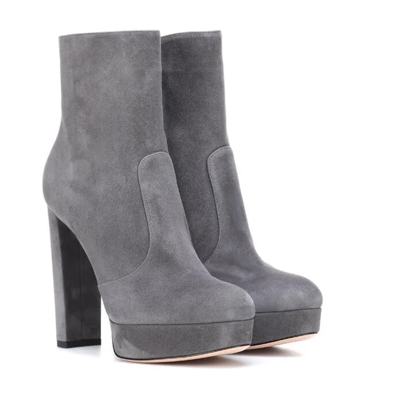 2018-Newest-Sexy-Ultra-High-Heels-Shoes-Woman-Round-Toe-Zipper-Ankle-Boots-Thick-Heel-Platform (1)