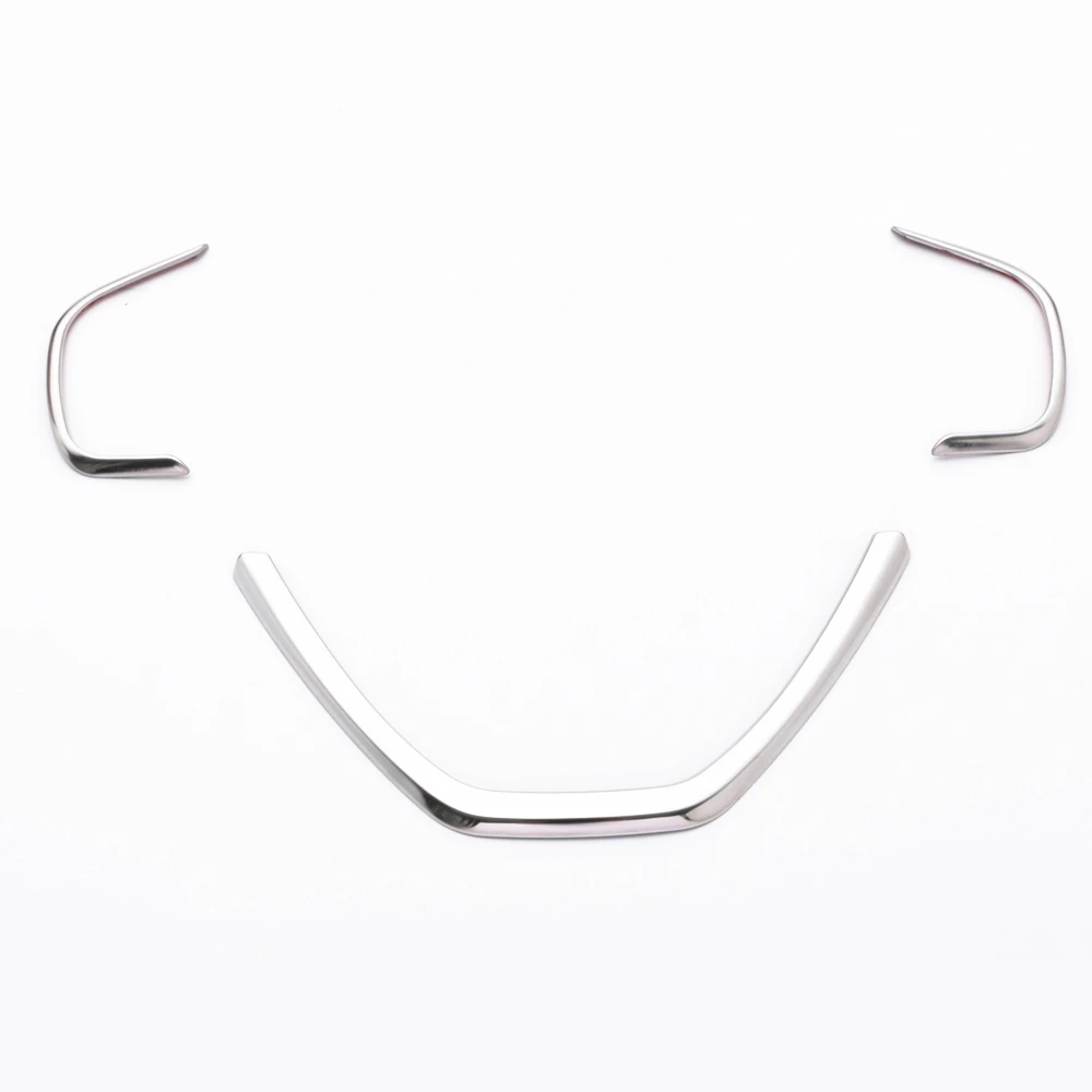3PCS SUS304 Stainless Steel Steering Wheel Panel Cover for Honda Freed + 2ND Gen,car steering wheel cover