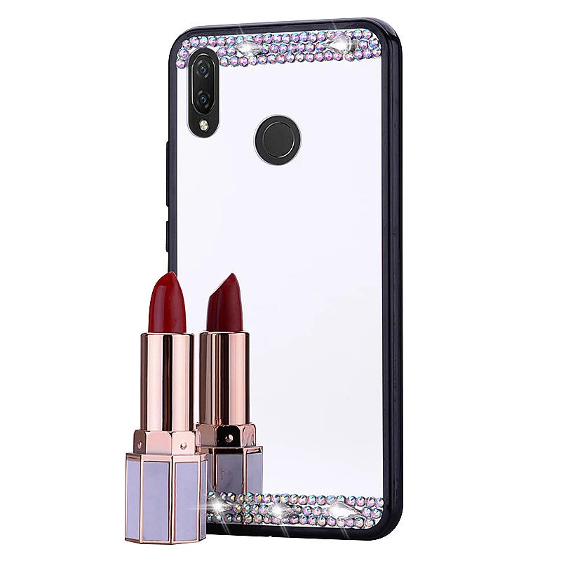 Блестящий зеркальный силиконовый чехол для телефона Huawei P30 Pro P20 Mate 20 Lite P Smart Z Y9 2019