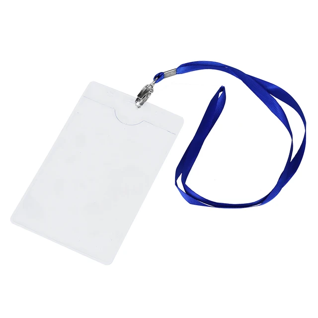 Clear Lanyard Card Holder