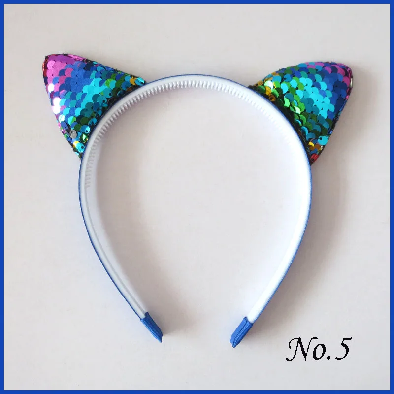 

50 BLESSING Girl DIY Popular Flash Headband Cat Ear Crown Spangle Baby Wholesale