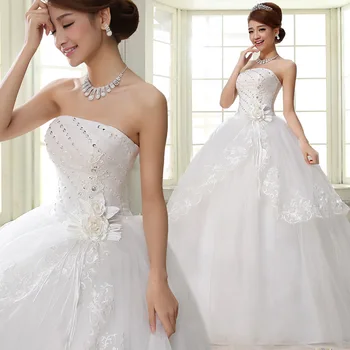

2019 Wedding Fashion Diamonds Lace Floral Elegant Dress Women Sexy Sleeveless Ball Gown Party Chinese Style Dresses Wholesale
