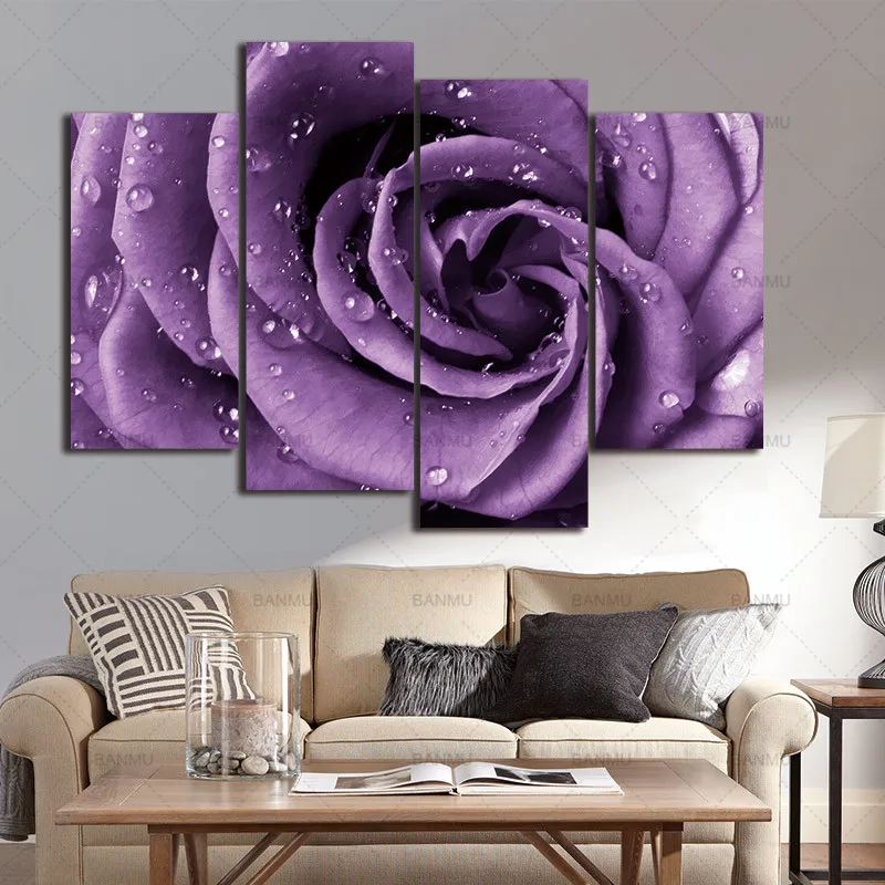 Buy 4 Pieces Wall Art Picture Canvas painting Home