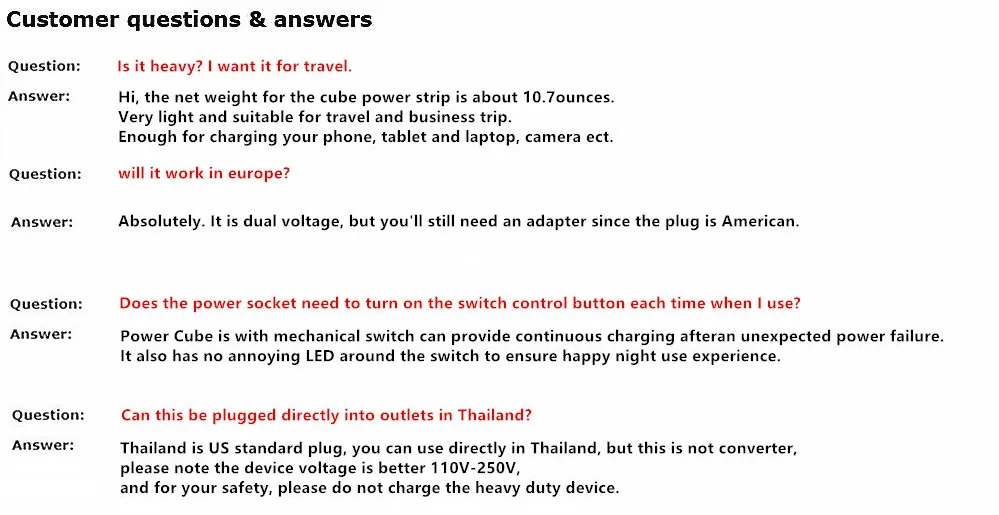 Tessan портативная мини-полоска питания с 3 USB переключателем управления, 3 розетки зарядная станция поп розетка для США 5 футовый удлинитель