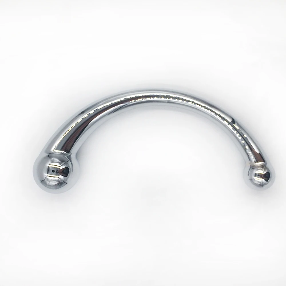 Tabuy stainless steel P-spot massager G-spot wand massage stick pure Metal Anal sex toy12