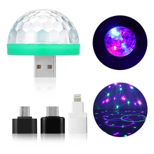 1 изделие, стильная мини-автомобиль USB атмосферный свет DJ RGB Красочная музыкальная резонаторная лампа для USB-C телефон музыкальный Управление магический шар 1 изделие, стильная мини-автомобиль USB атмосферный свет DJ RGB Красочная музыкальная резонаторная лампа для USB-C телефон музыкальный Управление магический шар