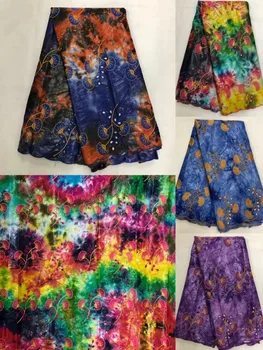 

Luxury brocade fabric african bazin riche getzner lace high quality nigerian lace fabrics for dress latest african laces LZ-A4