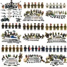 Weltkrieg 2 cada país campanha militar do exército swat modelo de arma arma brinquedos de blocos de construção compatíveis LegoINGlys Figuras de brinquedo de presente