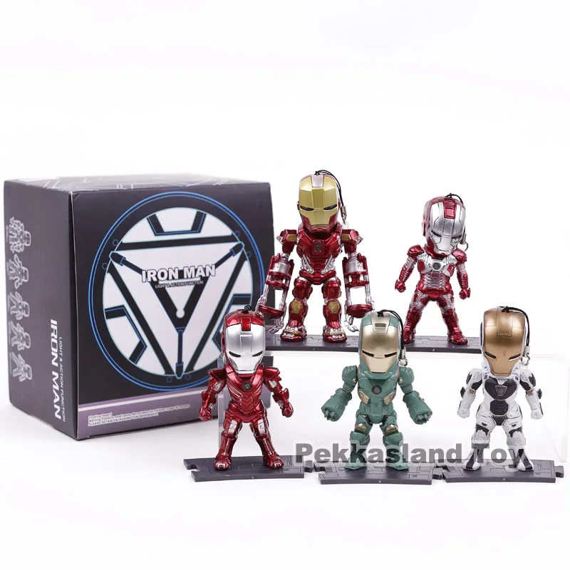 

Iron Man Mark V XXXV XXXVII XXXIX XXXIII MK 5 29 33 35 39 Light & Action Function 6pcs/set
