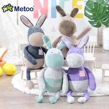 33cm Donkey Kawaii Stuffed Plush Animals Cartoon Kids Toys for Girls Children Baby Birthday Christmas Gift Metoo Doll