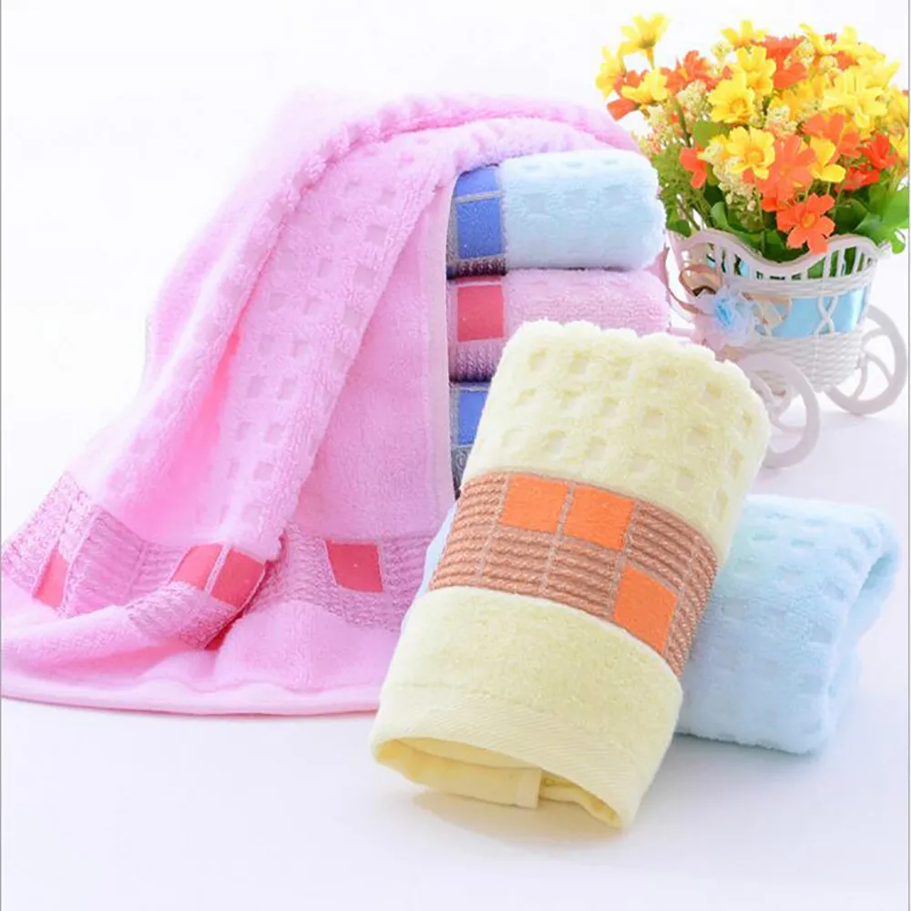 35x75cm 1 Piece High Quality Face Towel Washcloths Cotton Bath Towel ...