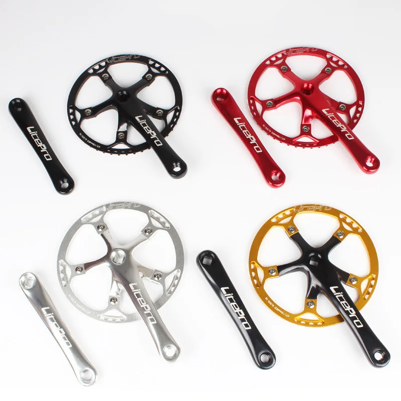 دراجة Crankset مربع واحدة متكاملة Chainring Crankset كرنك 45 طن 47 طن 53 طن 56 طن 58 طن BCD 130 ملليمتر للطي الدراجة BMX دراجة أجزاء دراجة Crankset مربع واحدة متكاملة Chainring Crankset كرنك 45 طن 47 طن 53 طن 56 طن 58 طن BCD 130 ملليمتر للطي الدراجة BMX دراجة أجزاء