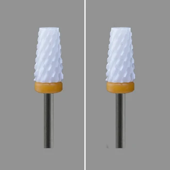 

White Ceramic- 4 Pcs/Lot-Nail Drill Bit - Tapered Barrel Bit - (0121.060)