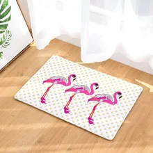 CAMMITEVER коврики с изображением фламинго коврик для ног домашний коврик короткий и длинный кухонный дверной коврик модные розовые ковры для спальни цена