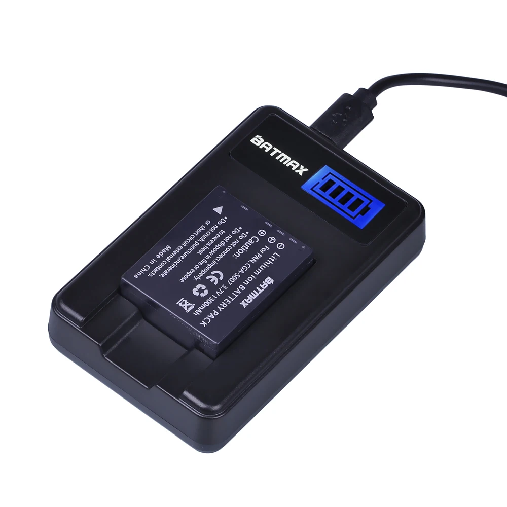 2 шт. аккумулятор 1300 мА/ч для Panasonic DMC/TZ1/TZ2/TZ3/TZ4/TZ5/TZ50/TZ11/TZ15|Цифровые аккумуляторы| |