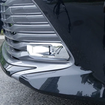 

ABS Chromed Exterior Front Fog Lamp Grille Frame Cover Trim 2 PCS For Toyota Camry XV70 2018