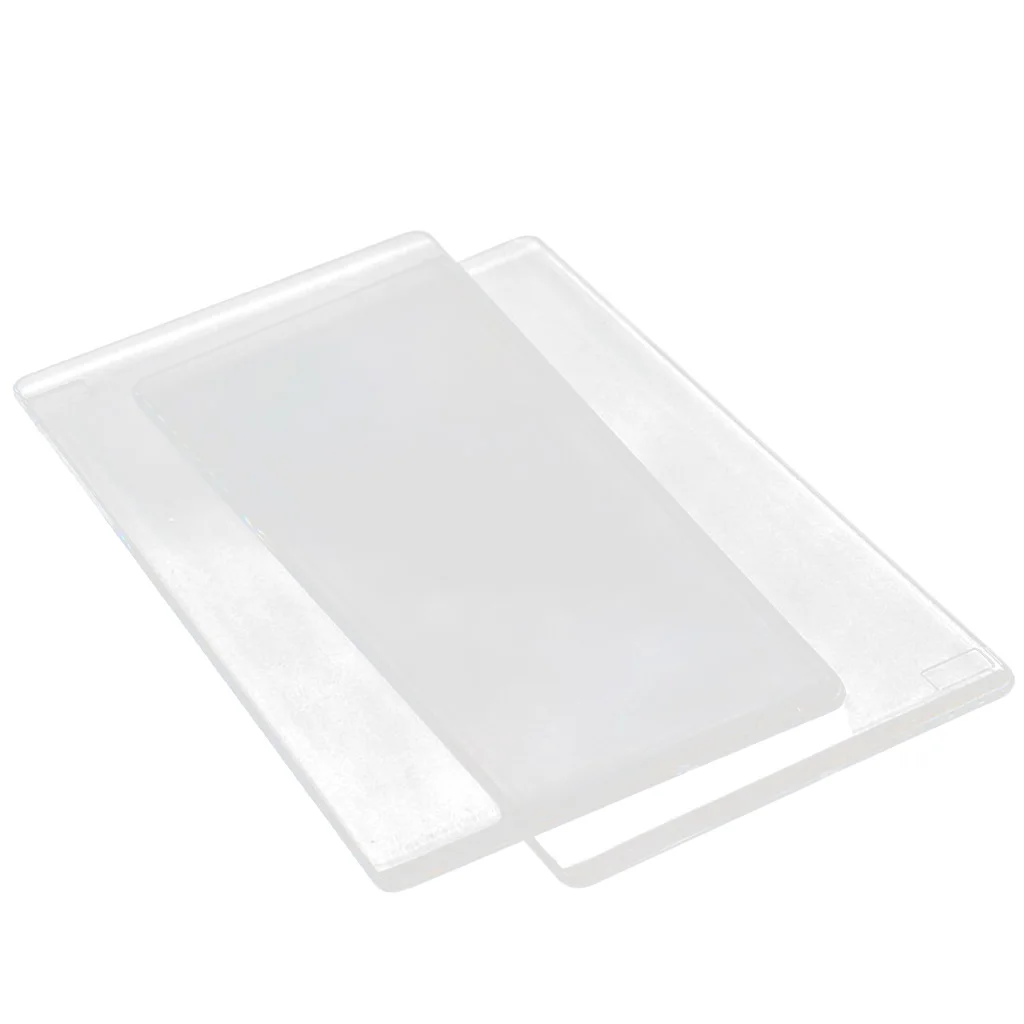 2Pcs Clear Die-Cutting Embossing Machine PLATE Replacement Pads 150x78x4mm
