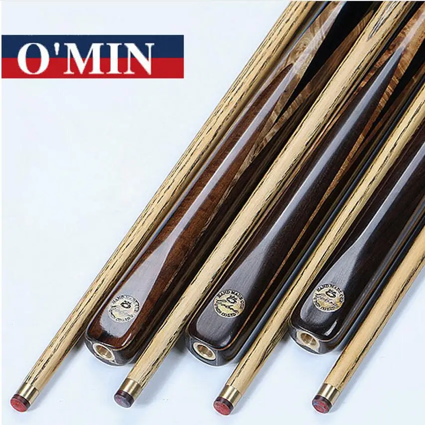 OMIN 3/4 Snooker Cue Stick 9 5 мм наконечники ручной работы s чехол из пепельного дерева