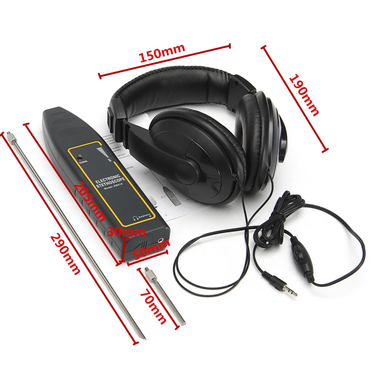 100 db Electronic Stethoscope Leak Detector Water