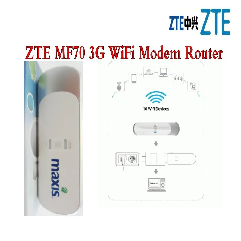 Лот из 50 шт MINI 3g Mobile Hotspot zte MF70