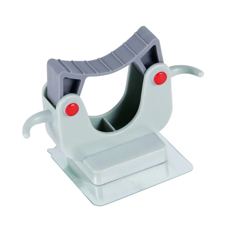 

ABFP Punch-Free Mop Pylon With Two Hooks Mop Hooks Home Storage Organization Storage Holders For Kitchen Bathroom