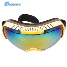 Goexplore ore, двухслойные лыжные очки для женщин, большие сферические, защита от ультрафиолета, противотуманные, для улицы, для сноуборда, снега, очки для мужчин