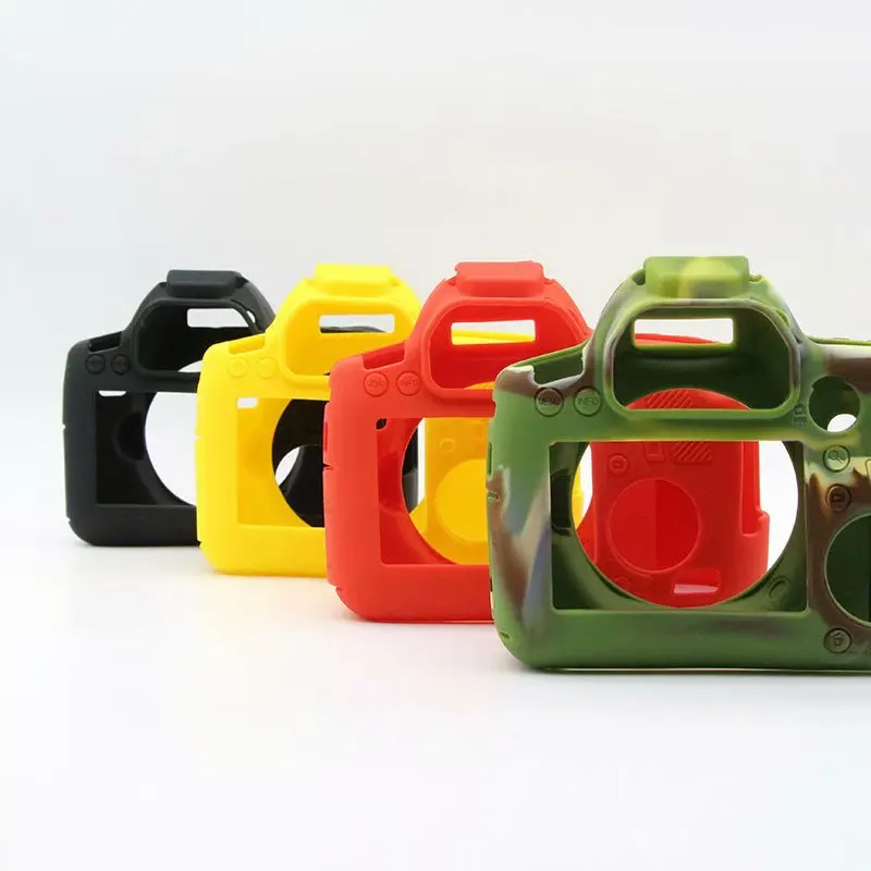 Приятный мягкий силиконовый резиновый защитный корпус для камеры крышка чехол кожи для Canon 6D 6D2 5D3 5D4 80D 800D 1300D 1500D 750D Камера сумка