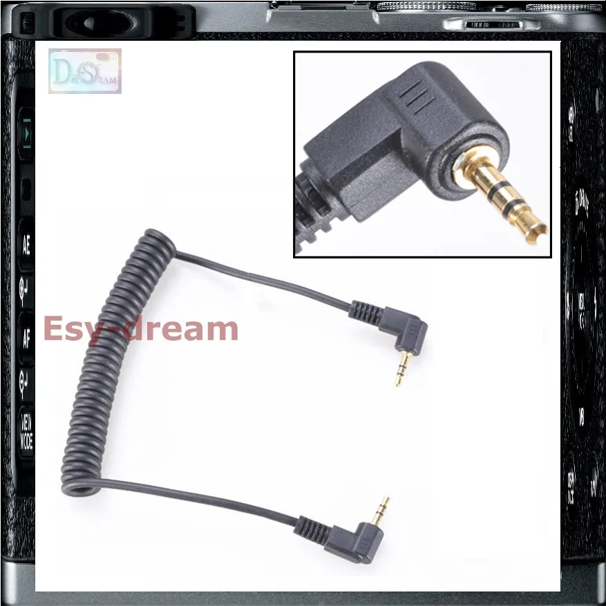 

2.5mm Remote Shutter Release Cable Connecting Cord For Canon 800D 760D 750D 100D 70D 60D 700D 650D 600D G1X As 1C C1 E3 Cable C