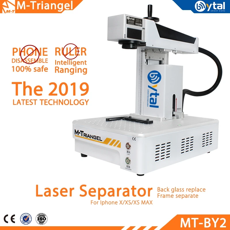Laser Machine For IPhoneX XS Max 8 8+ Back Glass Remover LCD Frame Repair Separator Laser Cutting Machine M-Triangel BY-02 