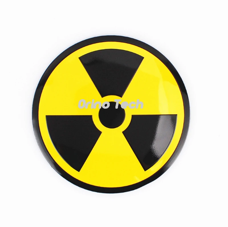 Nuclear Weapon Car Wheel Center Sticker-3