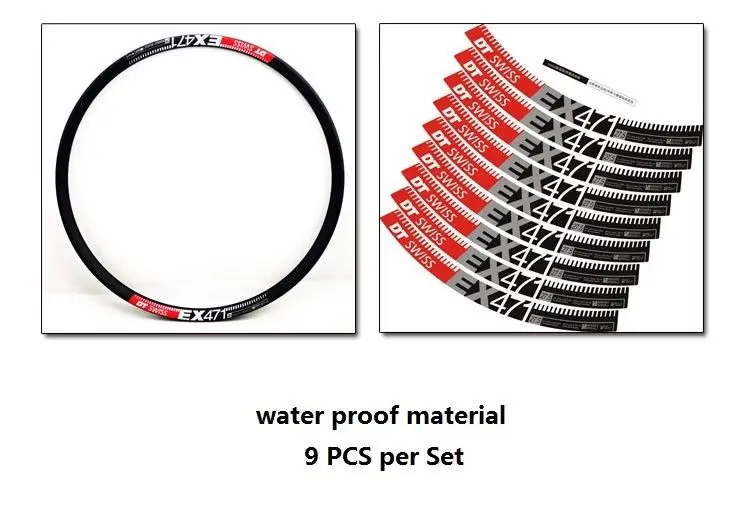Wheel Rim replacement Sticker Set For DT SWISSS EX471 MTB Bicycle Mountain Bike Stickers Decals
