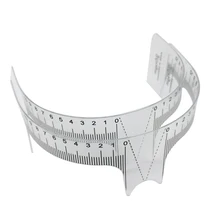 10 шт. для бровей правитель практика для татуировки Starter брови шаблон формирование трафарет правитель Перманентный макияж бровей