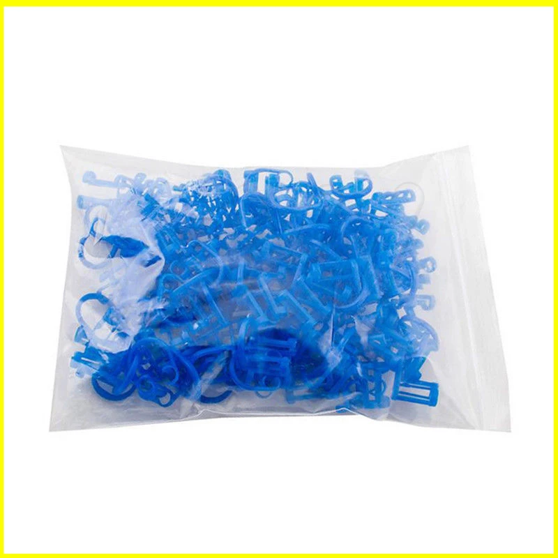 20pcs-bag-Blue-Disposable-Cotton-Roll-Holder-Blue-Clip-_57