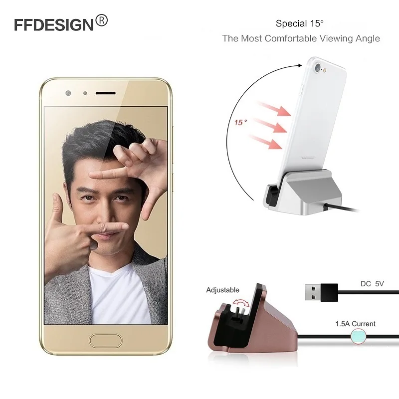 

For Huawei Honor Charger Dock Docking Station For Huawei Honor 9 8 Lite 7 7X 6X 6A 5A 5C 4C Charger Charging Station Dock Base