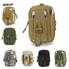 WZJP Универсальный уличный Спортивный Тактический Мешок 5,5 дюймов 1000D нейлоновая поясная Сумка Molle поясная сумка водонепроницаемый чехол для телефона тактический Чехол