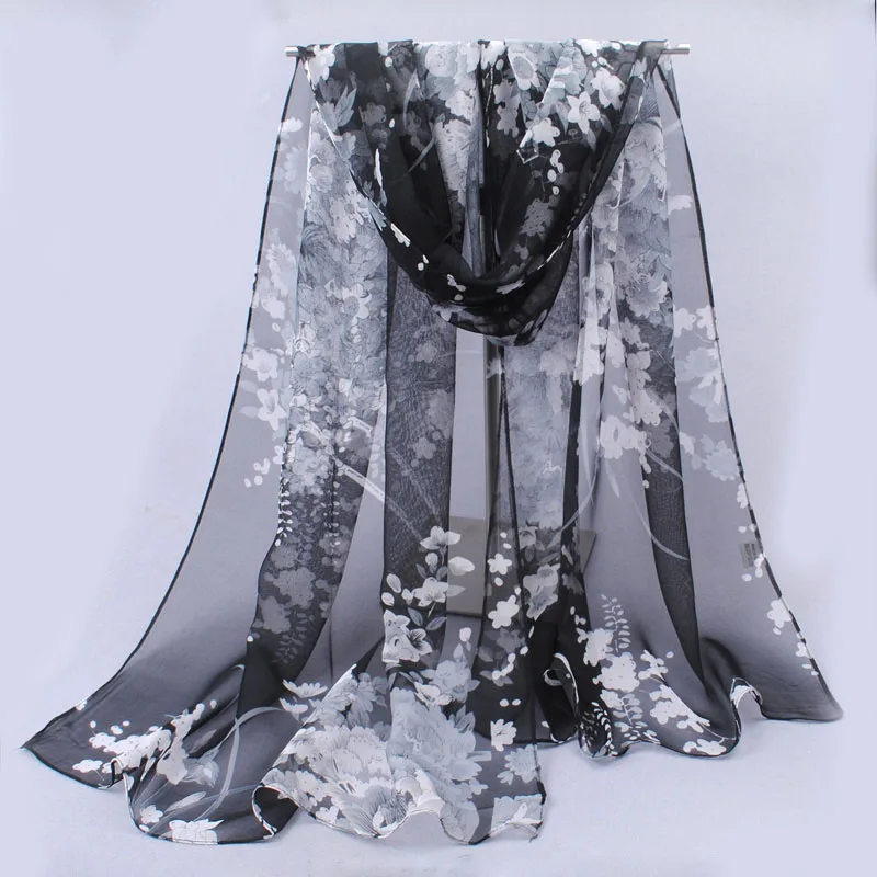 chiffon scarf 281-BK