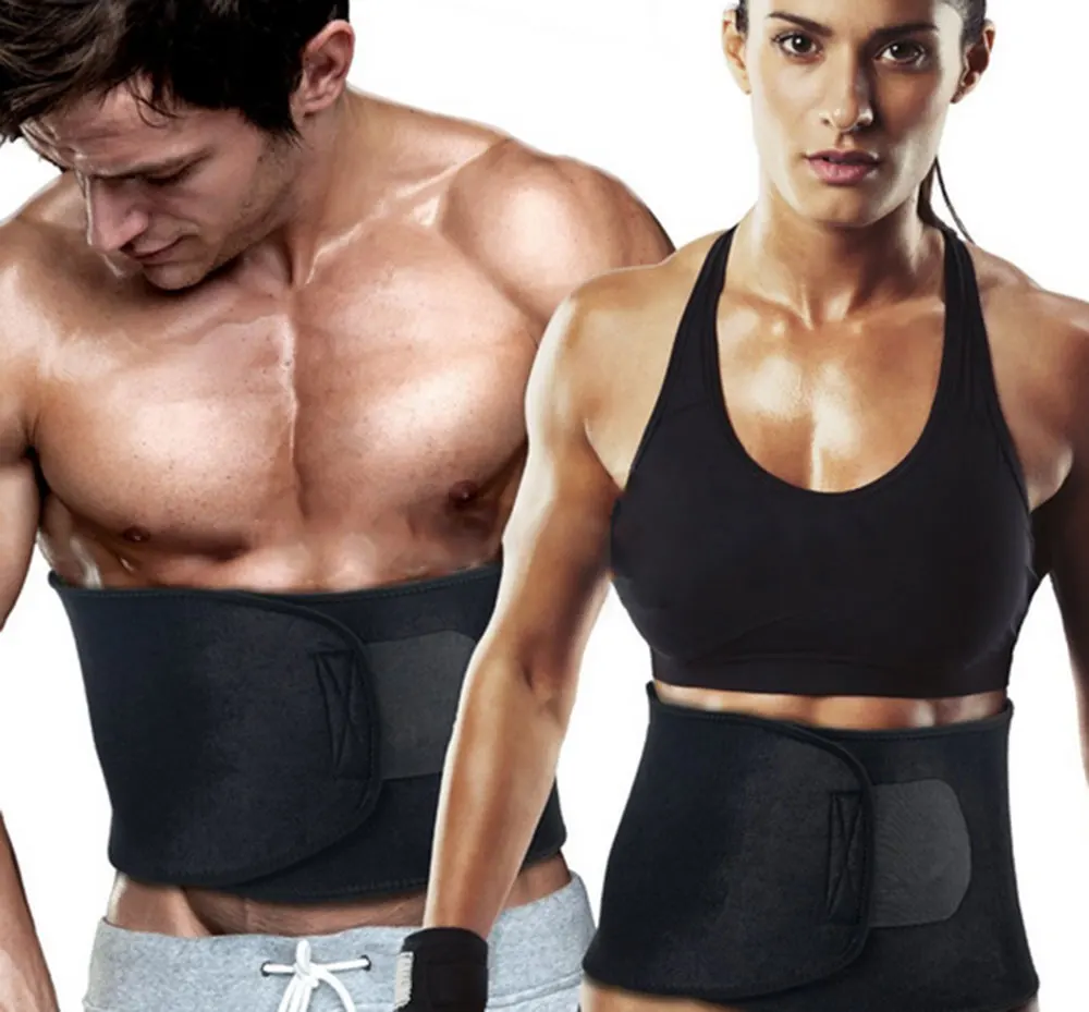 Aptoco Adjustable Waist Trimmer Sweat Slimming Belt Fat Burner Body Shaper Slim Body Burn Exercise Girdle