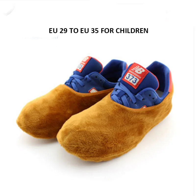 Jron 10 пар ворсистой ткани обувь крышка сплошной цвет Крытый пыли Overshoes износостойкие туфли для многократного применения крышка Крытый - Цвет: Kid Camel EU 29 35