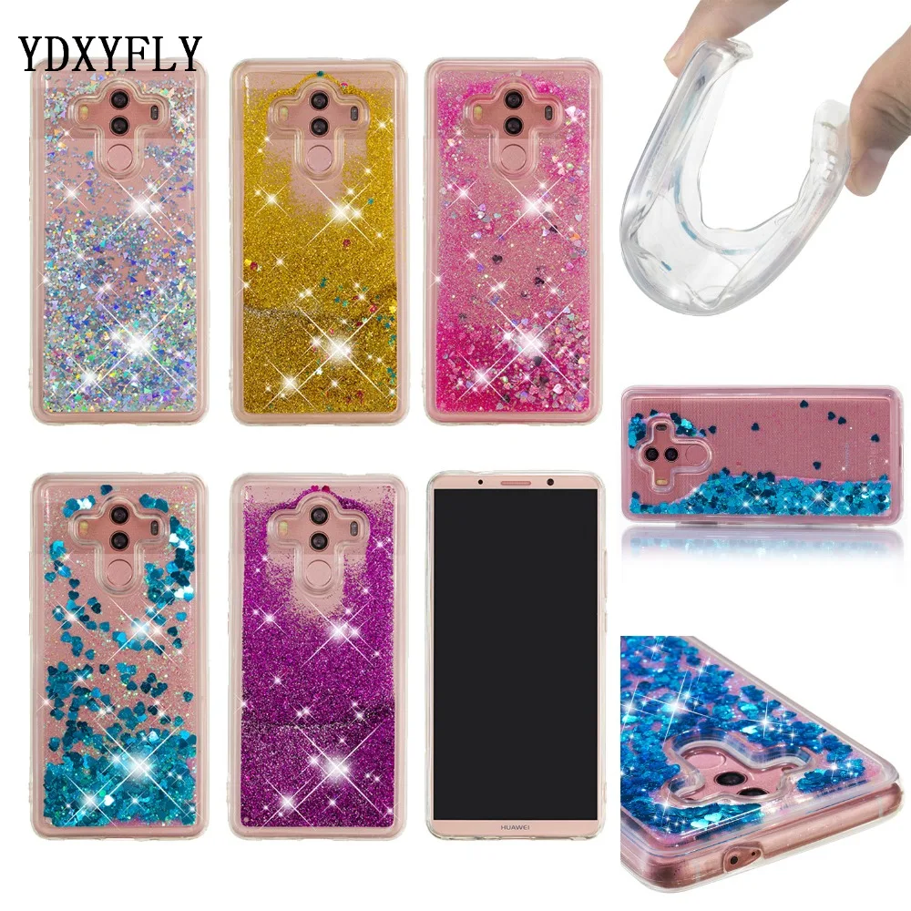 

Glitter Floating Quicksand Case For Huawei Mate 10 20 Pro 20Lite TPU Flowing Liquid Back Cover Case For P20 P30 Pro Honor 10