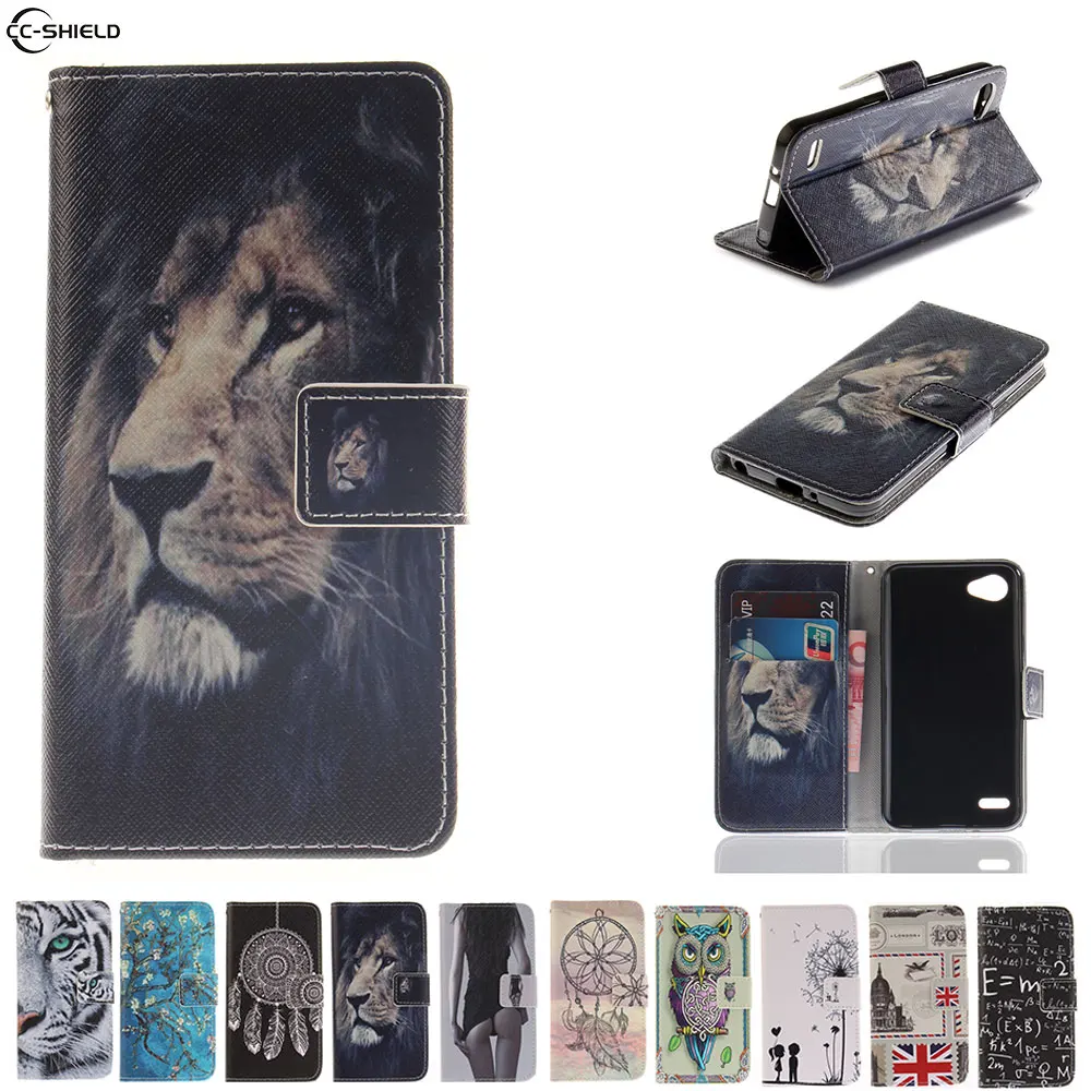 

Flip Case For LG Q6 Q 6 Case Phone Leather Cover LGq6 M700A M700AN M700TV M700 A AN TV M700F Soft Silicon Tpu Cases Bag Wallet