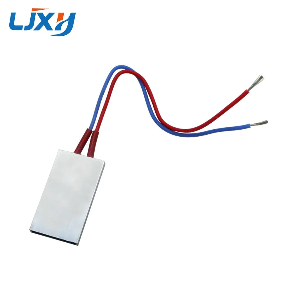 LJXH 2PCS PTC нагреватель Нагревательный элемент 220V Размеры 50x30x5 мм 60/80/100/120/150 градусов PTC Алюминий оболочки волос аксессуары для фена