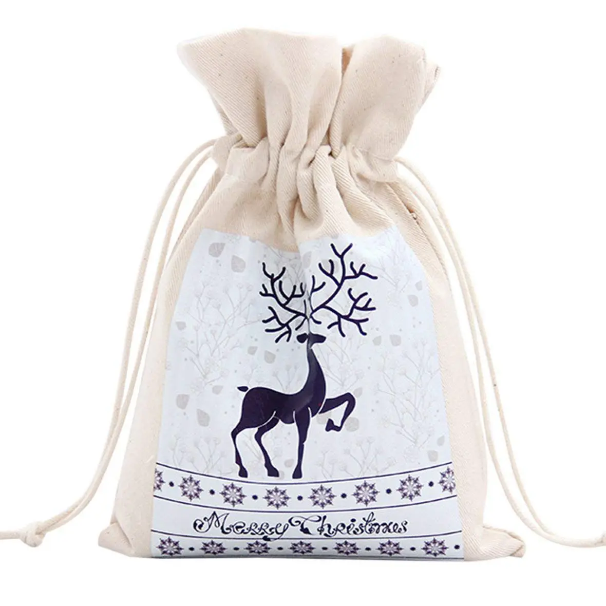 Unique Design Large Christmas Gift Bag Home Party Decoration Vintage